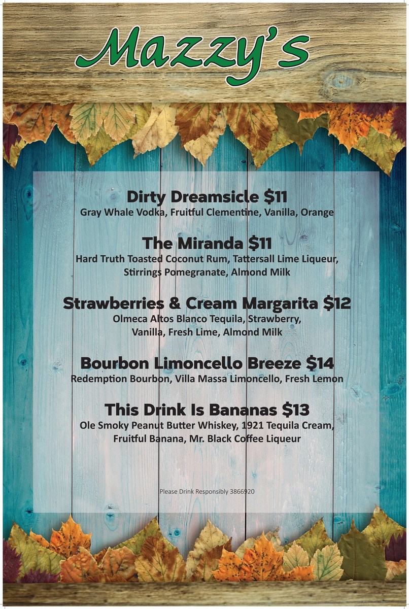 September Drink Specials